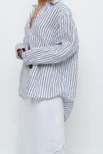 Load image into Gallery viewer, Vintage x SIGRID OLSEN White Striped Linen Buttonup (S-2XL)