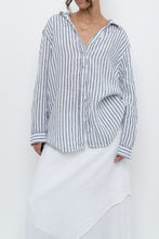 Load image into Gallery viewer, Vintage x SIGRID OLSEN White Striped Linen Buttonup (S-2XL)