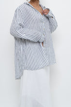 Load image into Gallery viewer, Vintage x SIGRID OLSEN White Striped Linen Buttonup (S-2XL)