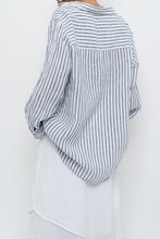 Load image into Gallery viewer, Vintage x SIGRID OLSEN White Striped Linen Buttonup (S-2XL)