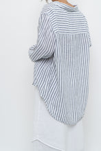 Load image into Gallery viewer, Vintage x SIGRID OLSEN White Striped Linen Buttonup (S-2XL)