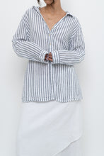 Load image into Gallery viewer, Vintage x SIGRID OLSEN White Striped Linen Buttonup (S-2XL)