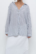 Load image into Gallery viewer, Vintage x SIGRID OLSEN White Striped Linen Buttonup (S-2XL)