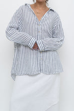 Load image into Gallery viewer, Vintage x SIGRID OLSEN White Striped Linen Buttonup (S-2XL)