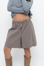 Load image into Gallery viewer, Modern x Brown, Blue Striped Lounge Shorts (S, M)