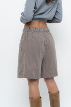 Load image into Gallery viewer, Modern x Brown, Blue Striped Lounge Shorts (S, M)