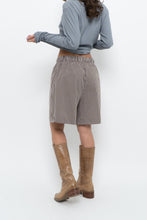 Load image into Gallery viewer, Modern x Brown, Blue Striped Lounge Shorts (S, M)