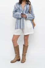 Load image into Gallery viewer, Vintage x Made in Italy x White Linen Short (XS-M)