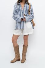 Load image into Gallery viewer, Vintage x Made in Italy x White Linen Short (XS-M)