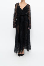 Load image into Gallery viewer, Vintage x CHARLOTTE RUSSE Black Lace Robe (S-XXL)
