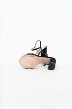 Load image into Gallery viewer, STUART WEITZMAN x Black Suede Platform Heels (8, 8.5)