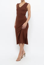 Load image into Gallery viewer, Vintage x MEXX Bronze Studded Stretchy Midi Dress (S)