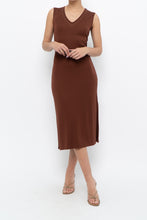 Load image into Gallery viewer, Vintage x MEXX Bronze Studded Stretchy Midi Dress (S)