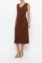 Load image into Gallery viewer, Vintage x MEXX Bronze Studded Stretchy Midi Dress (S)