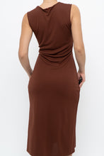 Load image into Gallery viewer, Vintage x MEXX Bronze Studded Stretchy Midi Dress (S)