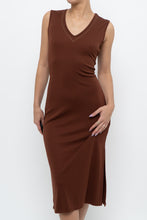 Load image into Gallery viewer, Vintage x MEXX Bronze Studded Stretchy Midi Dress (S)