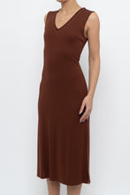 Load image into Gallery viewer, Vintage x MEXX Bronze Studded Stretchy Midi Dress (S)
