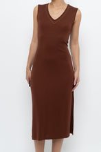 Load image into Gallery viewer, Vintage x MEXX Bronze Studded Stretchy Midi Dress (S)