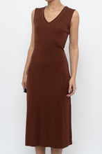 Load image into Gallery viewer, Vintage x MEXX Bronze Studded Stretchy Midi Dress (S)