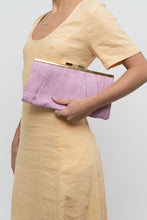 Load image into Gallery viewer, Vintage x Made in Canada x Lilac Wicker Clutch