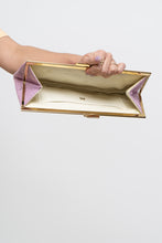 Load image into Gallery viewer, Vintage x Made in Canada x Lilac Wicker Clutch