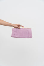 Load image into Gallery viewer, Vintage x Made in Canada x Lilac Wicker Clutch
