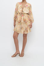 Load image into Gallery viewer, TED BAKER x Yellow Floral Mini Dress (XS, S)