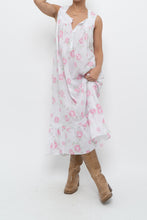 Load image into Gallery viewer, Vintage x EILEEN WEST Rose Patterned Cotton Dress (XS-M)