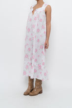 Load image into Gallery viewer, Vintage x EILEEN WEST Rose Patterned Cotton Dress (XS-M)