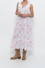 Load image into Gallery viewer, Vintage x EILEEN WEST Rose Patterned Cotton Dress (XS-M)