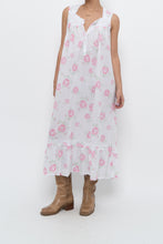 Load image into Gallery viewer, Vintage x EILEEN WEST Rose Patterned Cotton Dress (XS-M)