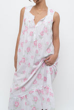 Load image into Gallery viewer, Vintage x EILEEN WEST Rose Patterned Cotton Dress (XS-M)