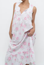 Load image into Gallery viewer, Vintage x EILEEN WEST Rose Patterned Cotton Dress (XS-M)
