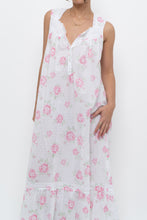 Load image into Gallery viewer, Vintage x EILEEN WEST Rose Patterned Cotton Dress (XS-M)