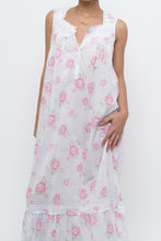 Load image into Gallery viewer, Vintage x EILEEN WEST Rose Patterned Cotton Dress (XS-M)