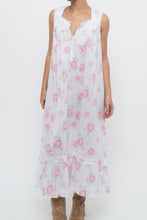 Load image into Gallery viewer, Vintage x EILEEN WEST Rose Patterned Cotton Dress (XS-M)