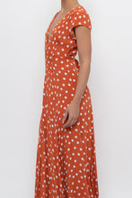 Load image into Gallery viewer, TULAROSA x Orange Polkadot Maxi Wrap Dress (XS)
