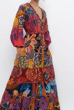 Load image into Gallery viewer, ANTHROPOLOGIE x FARM Patterned Bohemian Maxi Dress (XS-M)