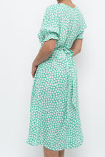 Load image into Gallery viewer, FAITHFUL THE BRAND x Teal, White Floral Midi Dress (S)
