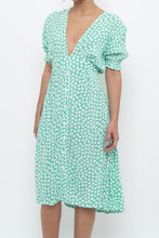 Load image into Gallery viewer, FAITHFUL THE BRAND x Teal, White Floral Midi Dress (S)