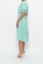 Load image into Gallery viewer, FAITHFUL THE BRAND x Teal, White Floral Midi Dress (S)