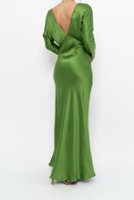 Load image into Gallery viewer, MICHELLE MASON x Green Pure Silk Maxi Dress (XS, S)