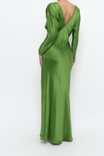 Load image into Gallery viewer, MICHELLE MASON x Green Pure Silk Maxi Dress (XS, S)