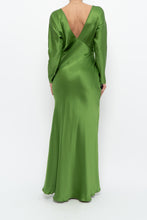 Load image into Gallery viewer, MICHELLE MASON x Green Pure Silk Maxi Dress (XS, S)