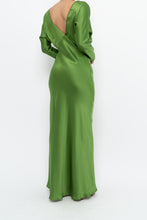Load image into Gallery viewer, MICHELLE MASON x Green Pure Silk Maxi Dress (XS, S)