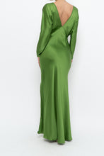 Load image into Gallery viewer, MICHELLE MASON x Green Pure Silk Maxi Dress (XS, S)