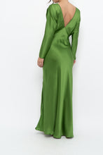 Load image into Gallery viewer, MICHELLE MASON x Green Pure Silk Maxi Dress (XS, S)