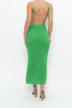 Load image into Gallery viewer, SALTY x Green Crochet Low-Back Dress (S)