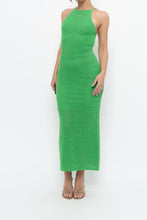 Load image into Gallery viewer, SALTY x Green Crochet Low-Back Dress (S)