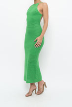Load image into Gallery viewer, SALTY x Green Crochet Low-Back Dress (S)